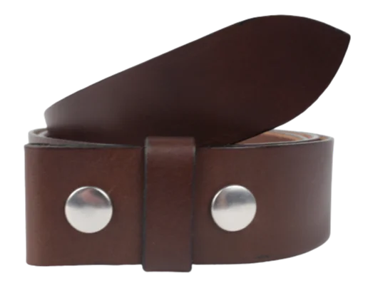 Slim canvas floral belt-1.75 Inch (45mm) Chestnut Belt Strap for Removable Buckles