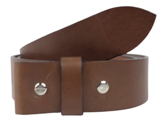 Contemporary elastic floral belt-Brown 1.25 Inch (32mm) Buckleless Leather Belt Strap Chicago Screws