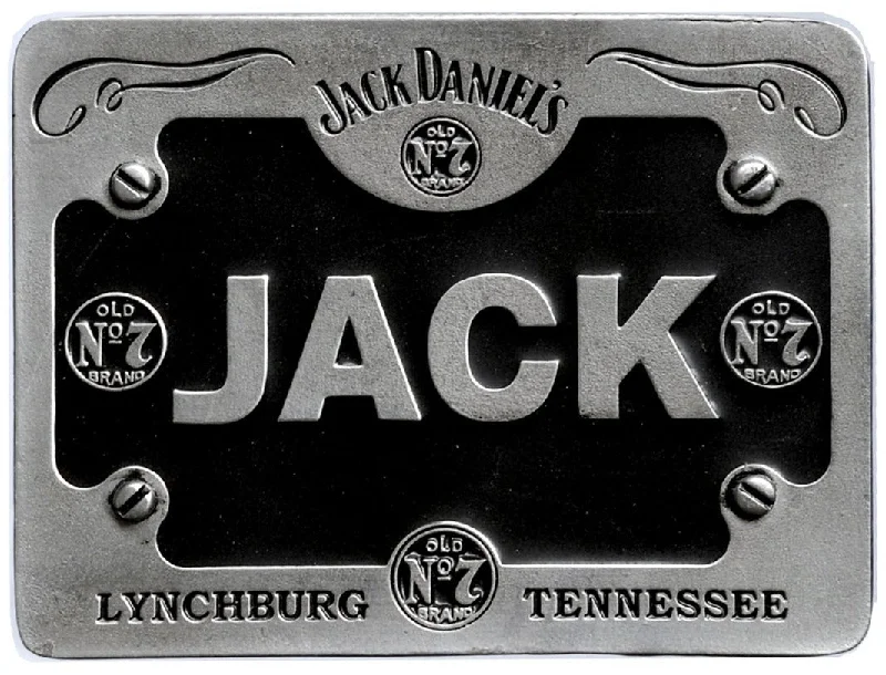 Unique brass studded belt-Licensed Jack Daniels Belt Buckle