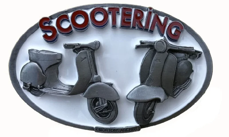 Wide nylon military belt-Vespa Lambretta Scootering Belt Buckle