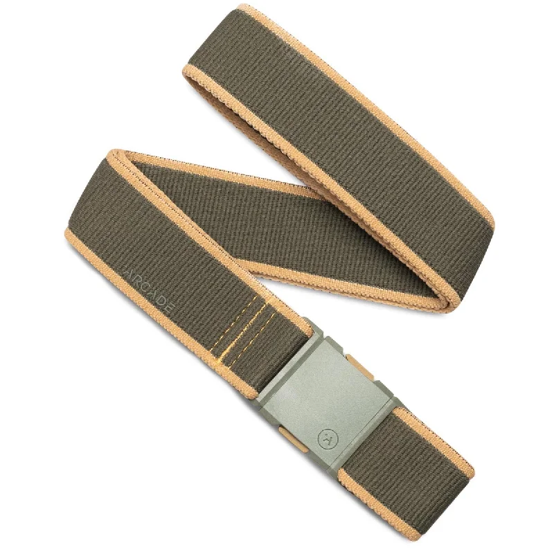 Unique vintage gold belt-Arcade Carto Belt - Ivy Green/Sand