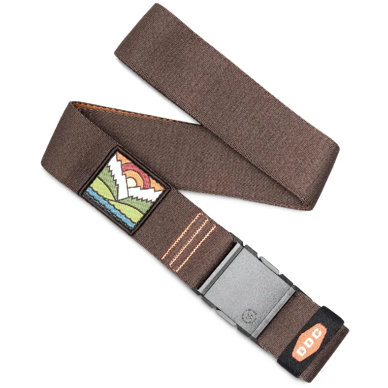 Slim leather snakeskin belt-Arcade Ddc Go Easy Belt - Brown