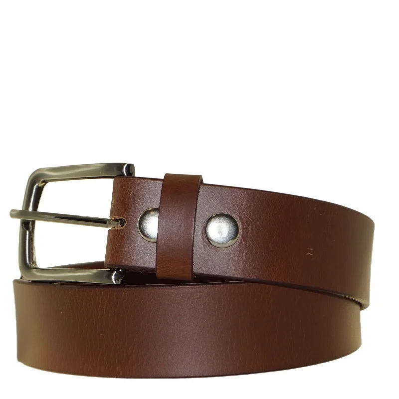 Rustic tan leather belt-Replaceable Buckle Leather Belt - BOP1.75R TAN - SALE