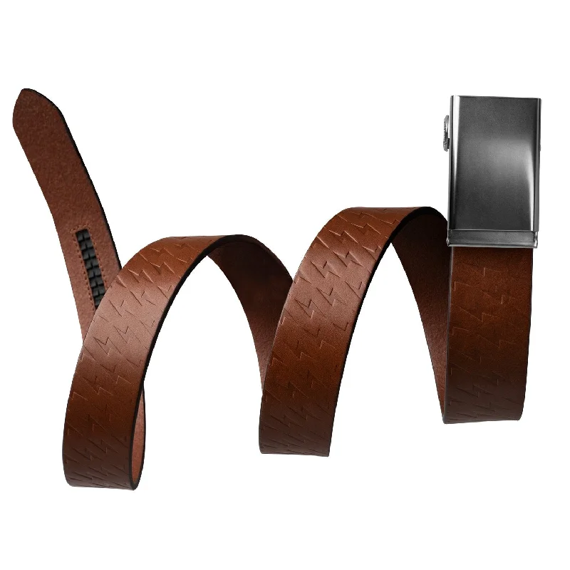 Wide suede snakeskin belt-Bolt Full-Grain