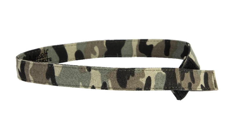 Elegant black suede buckle-MYSELF BELTS - Camo Print Easy Velcro Belt For Toddlers/Kids