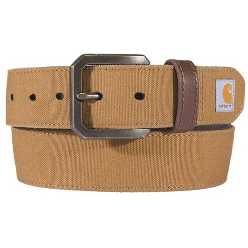 Unique reversible tan buckle-Carhartt Men's Canvas Duck Belt