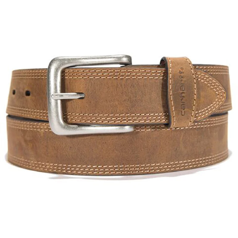 Vintage denim striped belt-Carhartt Men's Detroit Belt