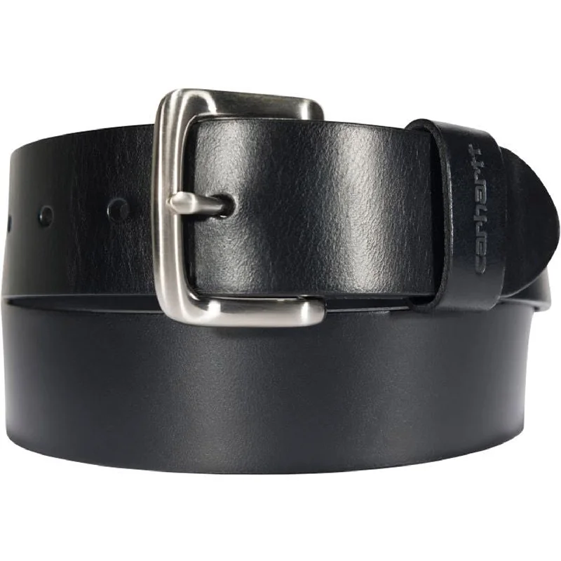 Modern black leather belt-Carhartt Men's Journeyman Belt