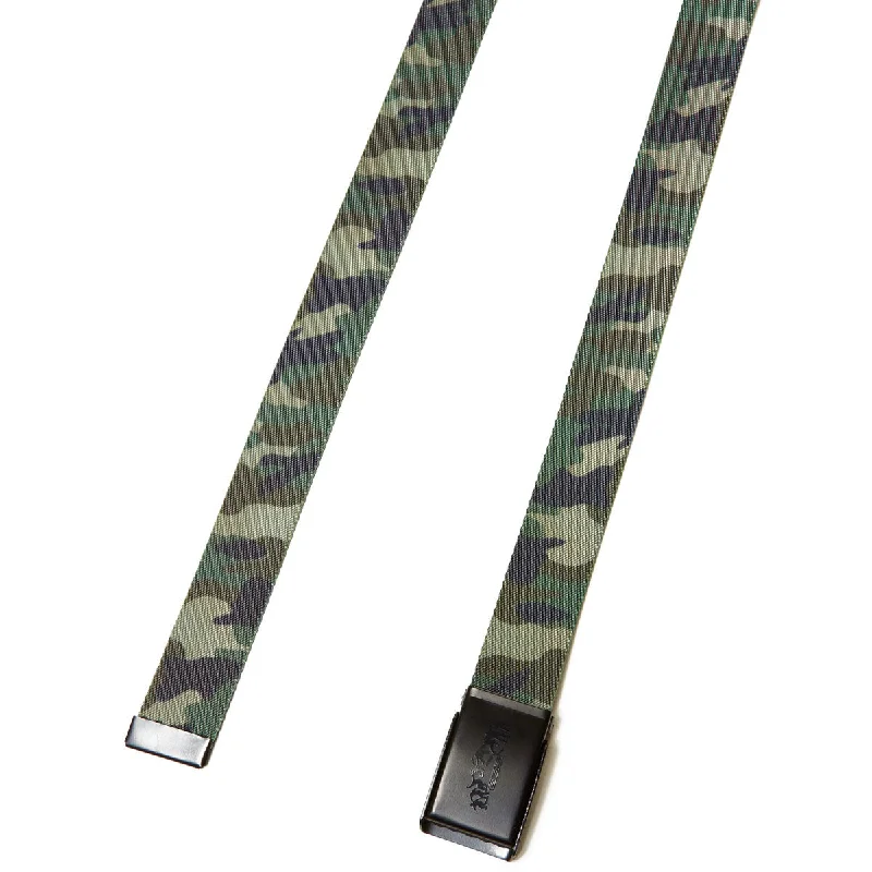 Contemporary stretch leather belt-CCS Black Kickflip Buckle Belt - Camo