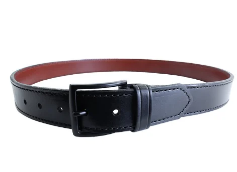 Minimalist white suede belt-De Santis 1 1/2" REVERSIBLE CCW BELT