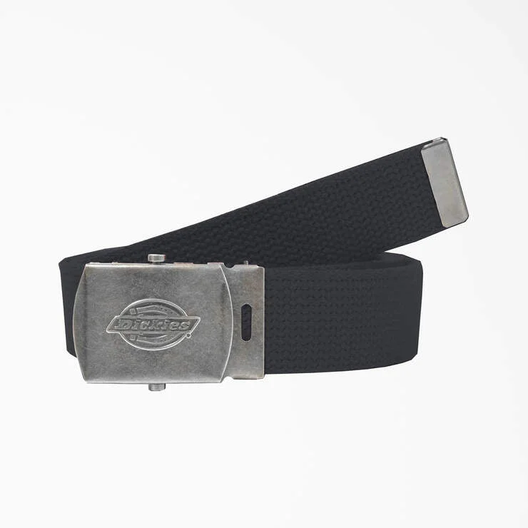 Rustic brown nylon belt-Dickies Unisex Military Buckle Web Belt