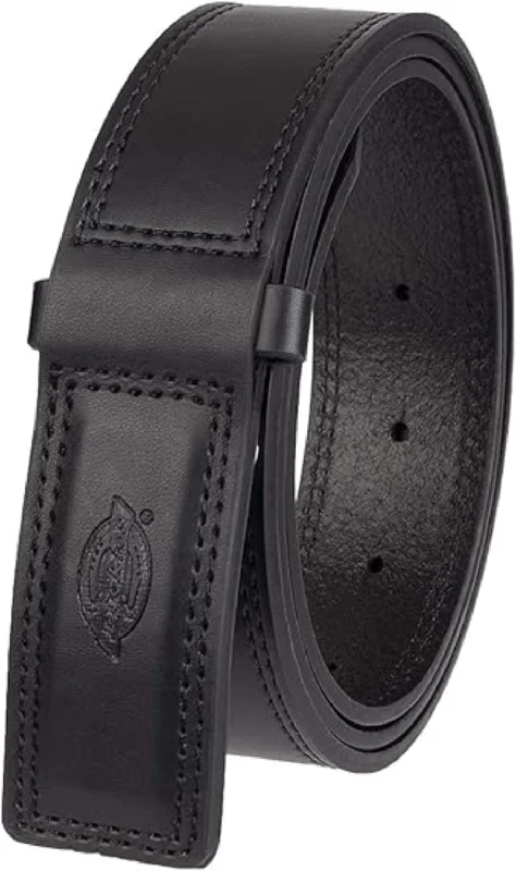 Slim leather snakeskin belt-Dickies Men's 35MM Leather Mechanic Belt