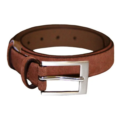 Modern gold leather belt-Eastern Counties Leather Womens/Ladies Suede Belt