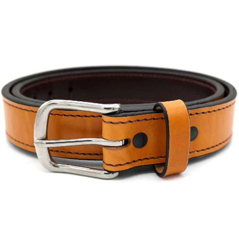 Unique reversible tan belt-EBL Gun Belt