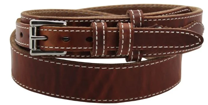 Wide suede boho belt-Gingerich Hot Dipped Tan Stitched Workhorse Ranger Belt Style 8250-37