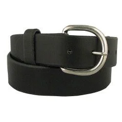 Slim leather braided belt-Leegin Silver Creek Unisex Black Blue Light Western Belt Style K1203