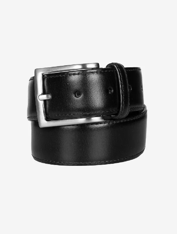 Rustic brown nylon buckle-Leather Nickel Buckle 208 Black