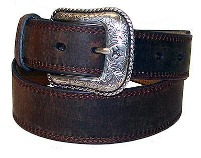 Contemporary woven nylon belt-MF Western Ariat Brown Rowdy Belt Style A10210283