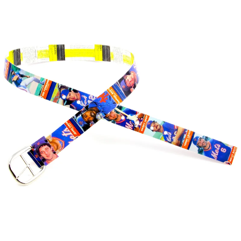 Wide nylon tactical belt-New York Mets Baseball Card Belt