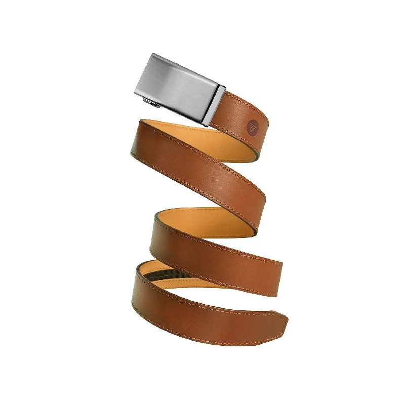 Unique reversible tan belt-Nocce Italian Full-Grain