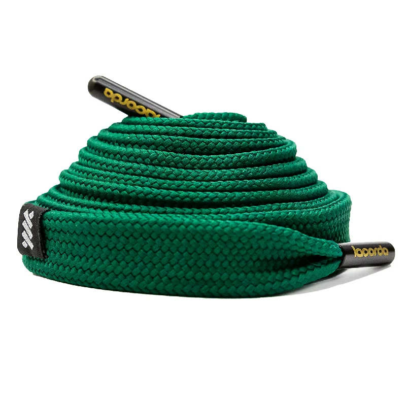 Slim nylon floral belt-Forest Green Shoelace Belt