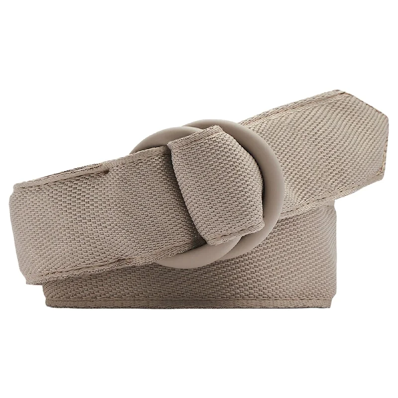 Contemporary stretch nylon belt-Performance O-Ring Belt Khaki - 2024