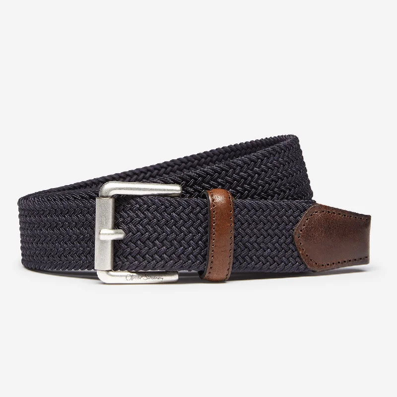 Unique brass studded belt-Sorico Navy