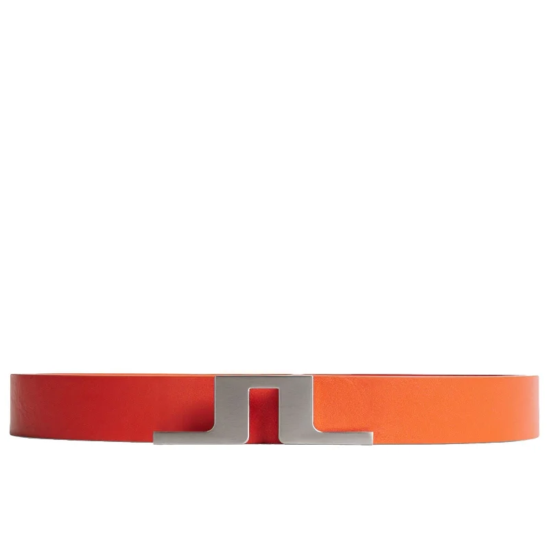 Elegant black patent belt-Womens Betsy Belt Tangerine Tango - SS24